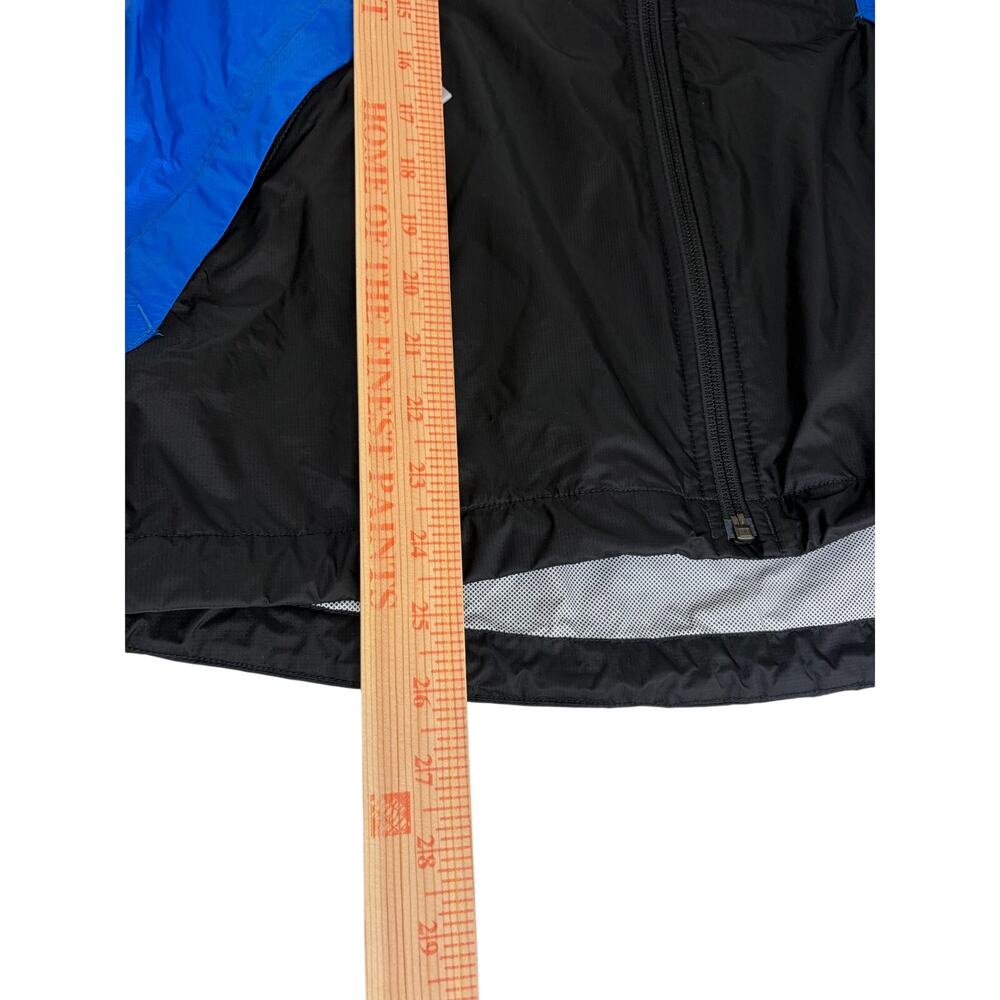 The North Face HyVent Boys Hooded Full Zip Rain Jacket L (14-16) Black/Blue EUC - Picture 10 of 10